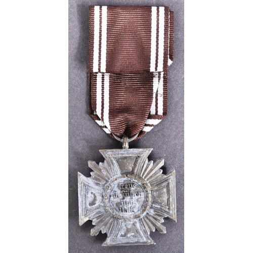 283 - A WWII Second World War Third Reich Nazi German NSDAP Long Service medal. A bronze example for 10 ye... 