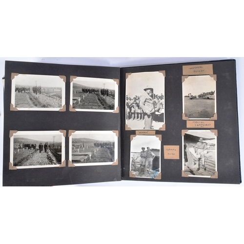 301 - WWII Second World War - a photograph album owned by one Douglas Warner appearing to belong to C Flig... 