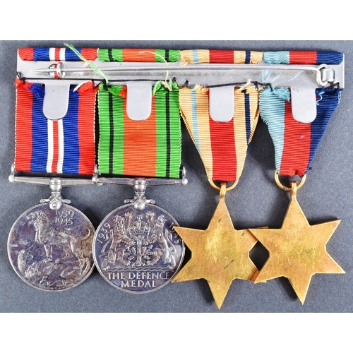 312 - A group of WWII Second World War British military medals comprising; British War Medal, Defence Meda... 