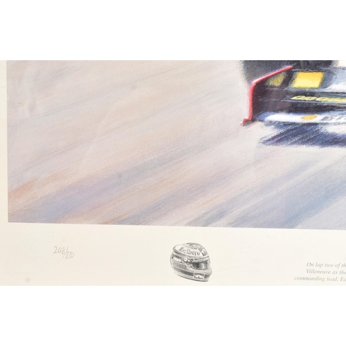 337 - Formula One / Racing - Tony Smith - Eager Eddie - Limited Edition signed print of the Japanese Grand... 