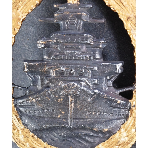 352 - A WWII Second World War style Third Reich Nazi German Kriegsmarine High Seas Fleet badge. The badge ... 