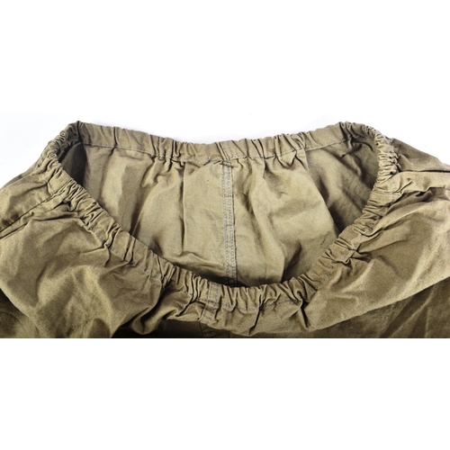 374 - A pair of WWII Second World War Third Reich Nazi German DAF Labour Workers sport shorts. Khaki cotto... 