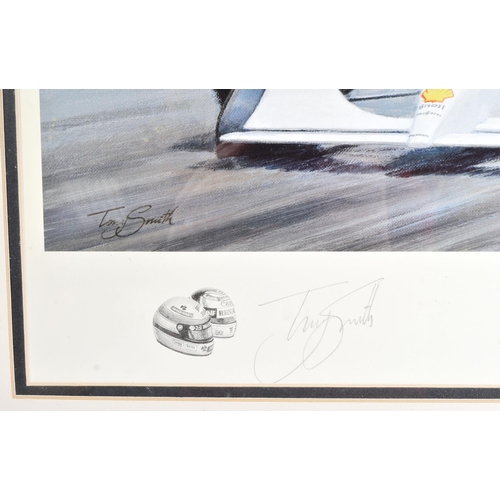 383 - Formula One / F1 Racing - Tony Smith - Dicing at Casino - Limited Edition signed print of the Monaco... 