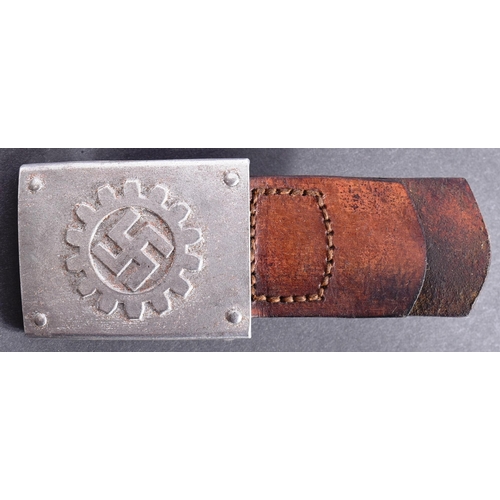 404 - A WWII Second World War Third Reich Nazi German DAF Labour Front workers belt buckle. The buckle wit... 