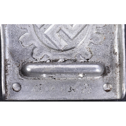 404 - A WWII Second World War Third Reich Nazi German DAF Labour Front workers belt buckle. The buckle wit... 