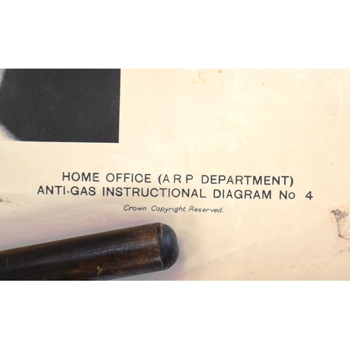 407 - A collection of x10 WWII Second World War British Home Office issue ARP Air Raid Precaution Anti-Gas... 