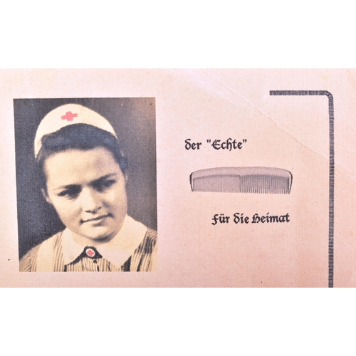 422 - A WWII Second World War Third Reich Nazi German Red Cross comb as sold in hospitals to patients and ... 