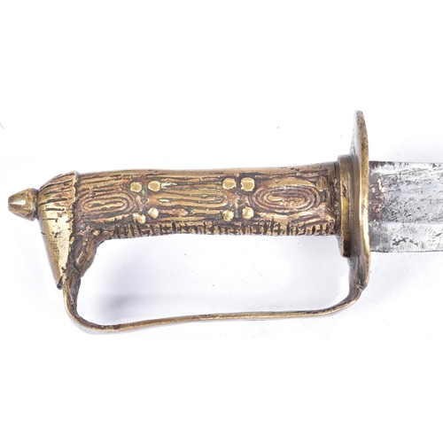 An early 20th Century West African Dahomey People sword with a European ...