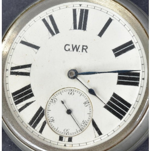 476 - Railway Interest - an original early 20th century Great Western Railway GWR pre-grouping nickel case... 