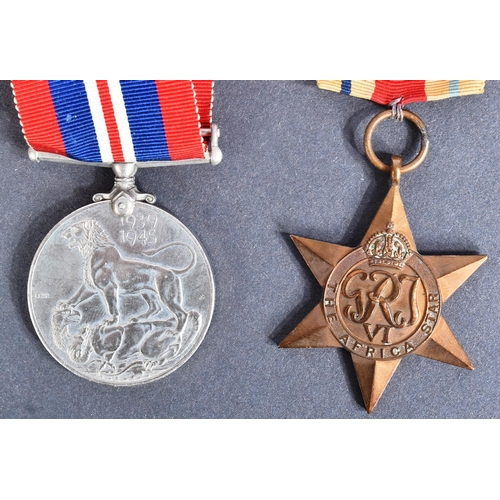 487 - WWII Second World War medal group awarded to one 1004028 Leading Aircraftman C. Hayward of the Royal... 