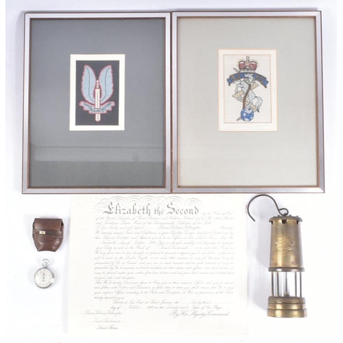 495 - SAS Interest - a collection of assorted items belonging to one Captain Brian William Willington of 2... 