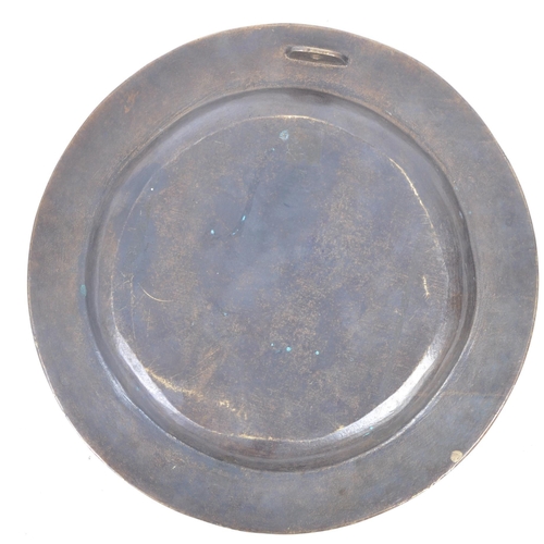 108 - An early 20th century continental German bronze cast wall charger plate from the city of Paderborn. ... 