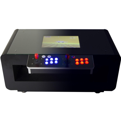 112 - A contemporary Liberty Games ' Galaxy Ultimate 2500 Multi Game ' arcade coffee table. The table havi... 
