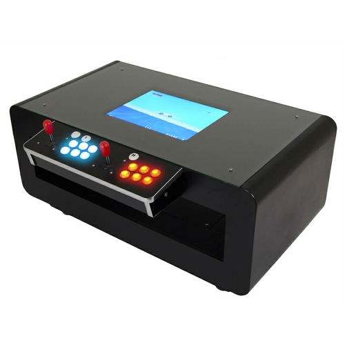 112 - A contemporary Liberty Games ' Galaxy Ultimate 2500 Multi Game ' arcade coffee table. The table havi... 