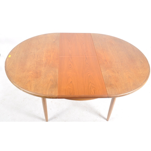 115 - Victor B. Wilkins - G-Plan - A 1960s retro vintage dining suite comprising of a Fresco teak wood rou... 