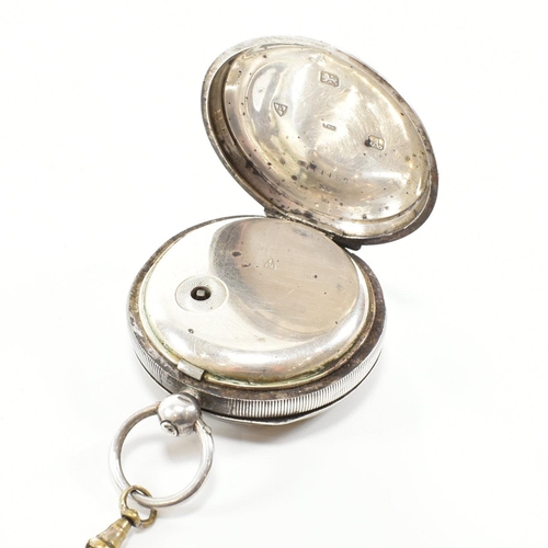 117 - An early 20th century 1901 hallmarked silver cased gentlemen's pocket watch. Hallmarked Chester 1901... 