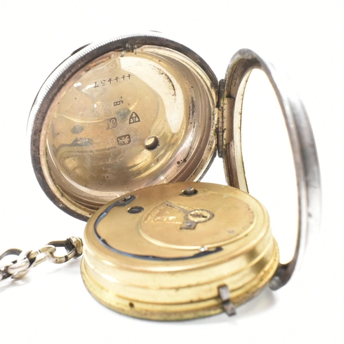 117 - An early 20th century 1901 hallmarked silver cased gentlemen's pocket watch. Hallmarked Chester 1901... 