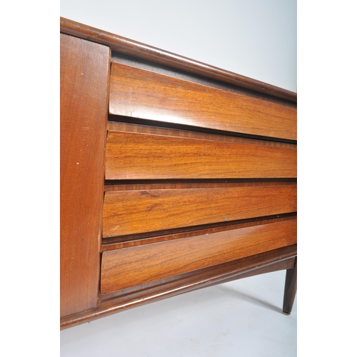 140 - Elliots of Newbury - EON - Zebrano - A retro vintage mid 20th century circa 1960s teak wood & zebran... 