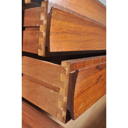 140 - Elliots of Newbury - EON - Zebrano - A retro vintage mid 20th century circa 1960s teak wood & zebran... 