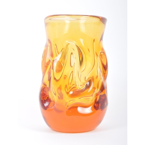 147 - William Wilson and Harry Dryer for Whitefriars - A retro 20th century 1960s studio art glass Knobbly... 