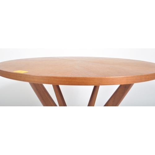 16 - Søren Holger Georg Jensen for Kubus - A retro vintage mid 20th century circa 1960s teak marquetry in... 