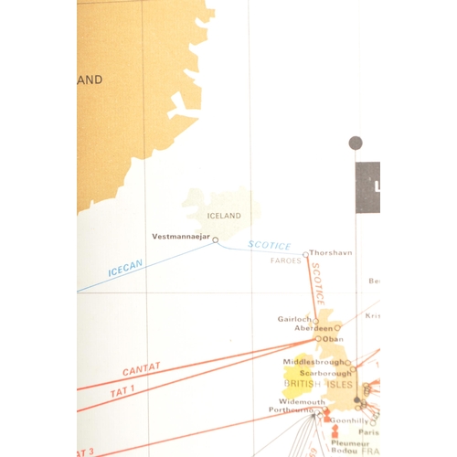 161 - Two retro 1960s General Post Office GPO-produced educational / advertisement map posters, being a 19... 