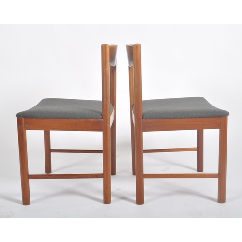 167 - A. H. Mcintosh & Co. - A set of four retro vintage mid 20th century circa 1960s teak framed dining c... 