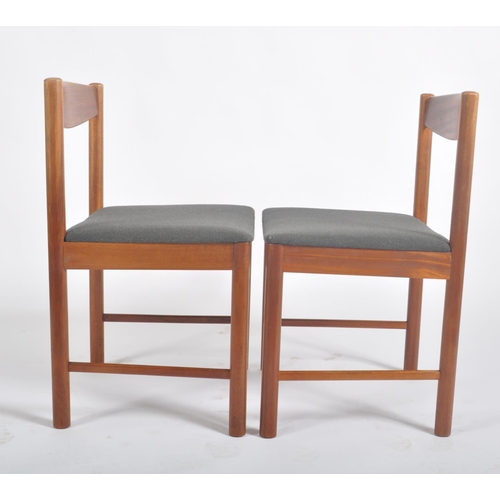 167 - A. H. Mcintosh & Co. - A set of four retro vintage mid 20th century circa 1960s teak framed dining c... 