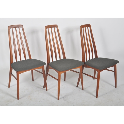 170 - Niels Koefoed for Hornslet Møbelfabrik - Eva Chair - A set of six retro 20th century 1960s Danish de... 