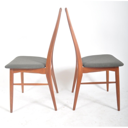 170 - Niels Koefoed for Hornslet Møbelfabrik - Eva Chair - A set of six retro 20th century 1960s Danish de... 