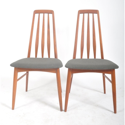 170 - Niels Koefoed for Hornslet Møbelfabrik - Eva Chair - A set of six retro 20th century 1960s Danish de... 