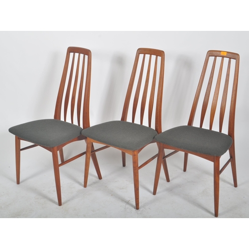 170 - Niels Koefoed for Hornslet Møbelfabrik - Eva Chair - A set of six retro 20th century 1960s Danish de... 