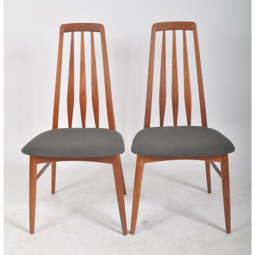 170 - Niels Koefoed for Hornslet Møbelfabrik - Eva Chair - A set of six retro 20th century 1960s Danish de... 