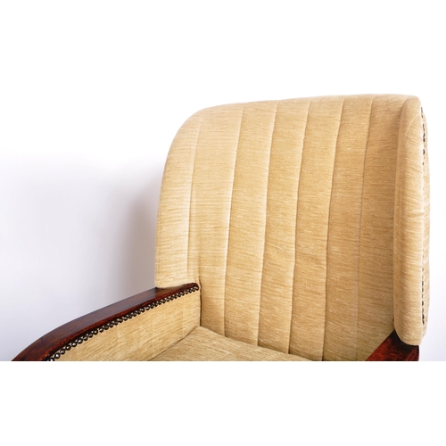 182 - A matching pair of vintage 20th century Art Deco continental bentwood armchairs. The chairs being re... 