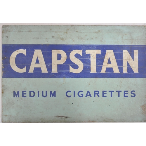 19 - Bristol Tipped / Capstan - A vintage mid 20th century double sided shop display point of sale advert... 