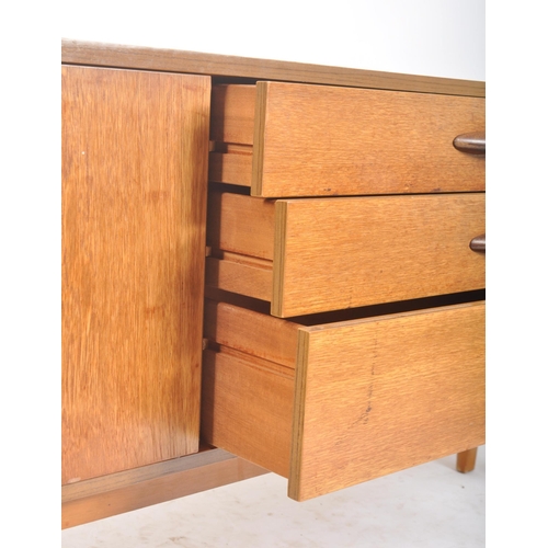 190 - Avalon - British Modern Design - A retro vintage mid 20th century teak wood sideboard credenza havin... 