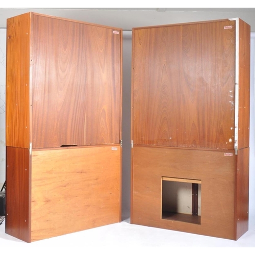 205 - Dyrlund Furniture - A pair of matching retro vintage 20th century circa 1960s Danish Dyrlund teak st... 