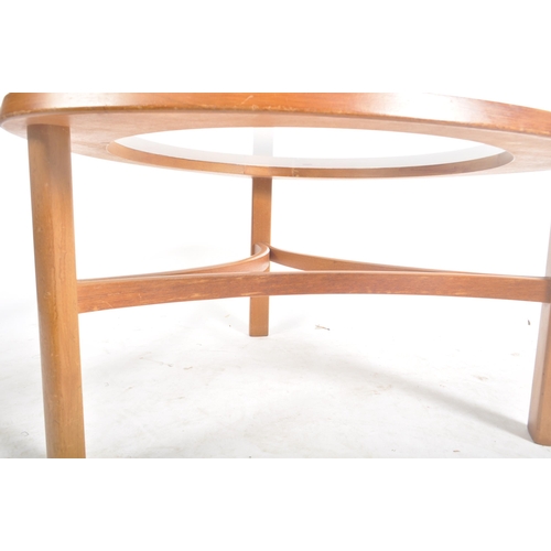 216 - Nathan Furniture - A retro vintage 20th century circa 1960s Nathan furniture teak & glass Trinity co... 