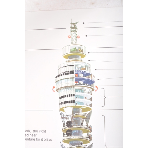 223 - General Post Office - The Post Office (BT) Tower - a 1970s display advertising / educational poster ... 