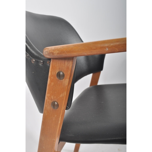 272 - Cees Braakman (1917-1995) - A retro mid 20th century Danish teak framed desk armchair / dining carve... 