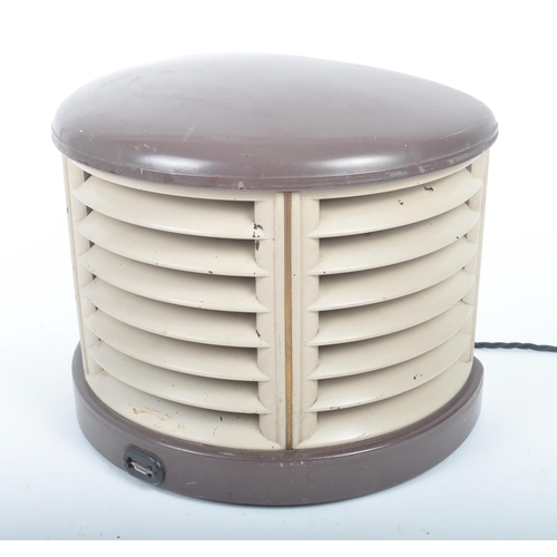 281 - A retro vintage 20th century HMV Cavendish model Bakelite fan heater converted in table light lamp. ... 