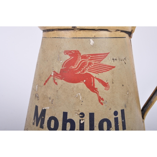 29 - Mobiloil - A vintage 20th century motoring advertising 1/2 gallon measuring jug / oil measure with M... 