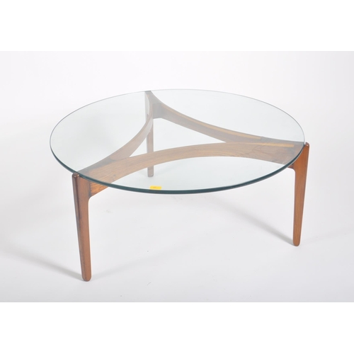 50 - Sven Ellekaer for Christian Linneberg Mobelfabrik - A retro 20th century Danish design teak coffee t... 