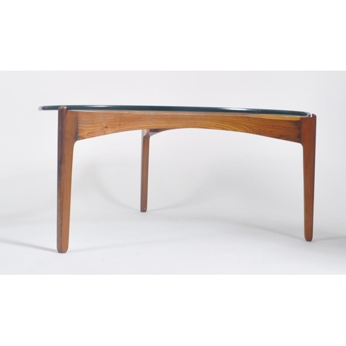 50 - Sven Ellekaer for Christian Linneberg Mobelfabrik - A retro 20th century Danish design teak coffee t... 