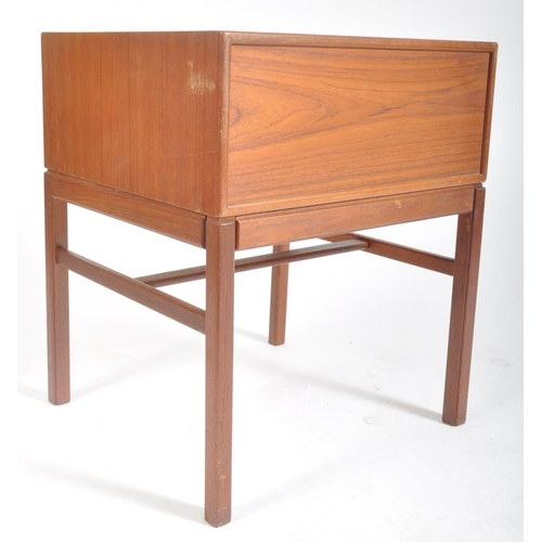 57 - Tingstroms - A retro mid 20th century Swedish teak single drawer side table / bedside table / nights... 