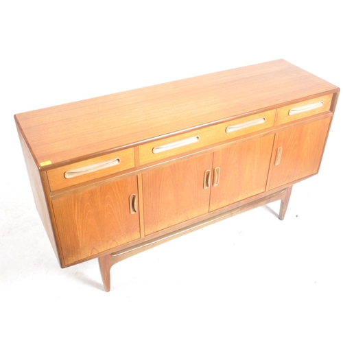 58 - Victor B. Wilkins for G Plan - Fresco - An original retro vintage 1960s teak wood highboard comprisi... 