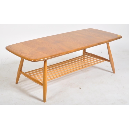 7 - Lucian Ercolani - Ercol - Model 459 - A retro vintage mid 20th century beech & elm coffee table / lo... 