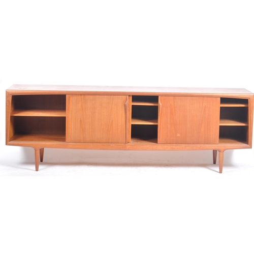 80 - Gunni Omann - Axel Christiansen - A retro vintage mid 20th Century Danish Scandinavian teak wood sid... 