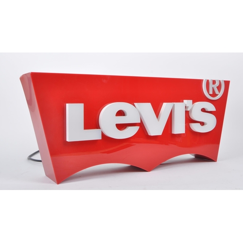 95 - Levi's - A contemporary shop display point of sale advertising sign / lightbox for the denim clothin... 