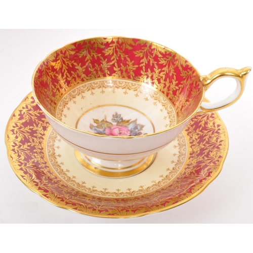 121 - A collection of 20th century Aynsley ceramics, all stamped to the underside with the exception of on... 